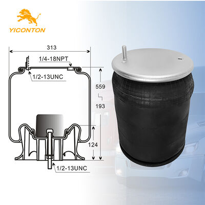 Resorte neumático para camión 1V 9373, adecuado para Contitech 910-17.5P440/Goodyear 1R12-403566243097