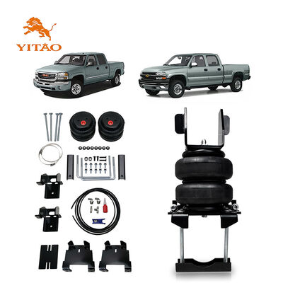 Kit de resorte neumático de asistencia para remolque sin taladro de 2500 lb, compatible con Chevrolet Silverado 1500 / GMC Sierra 1500 2007-2018