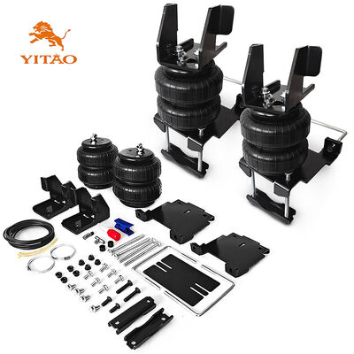 Kit de resorte neumático de asistencia para remolque sin taladro de 2500 lb, compatible con Chevrolet Silverado 1500 / GMC Sierra 1500 2007-2018